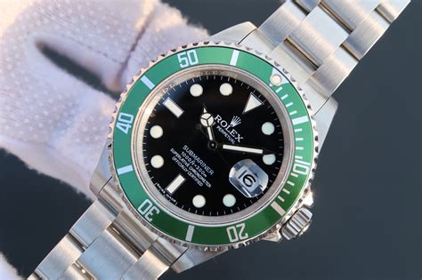 rolex submariner green face replica|rolex submariner green face price.